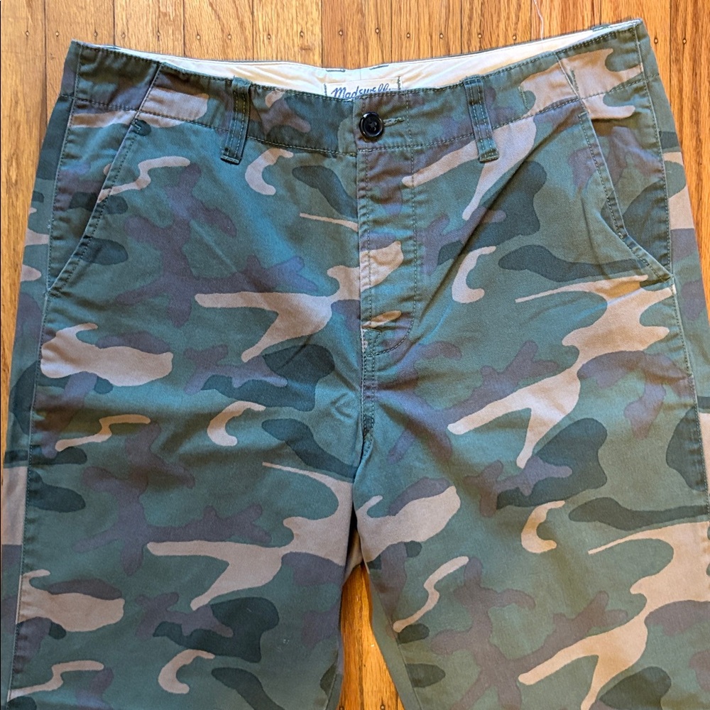 Madewell Rivington Ankle Camouflage Pants - Picture 2 of 6